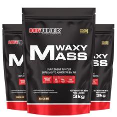 Kit 3x Hipercalórico Waxy Mass Chocolate 3kg – Bodybuilders