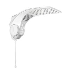 Chuveiro Duo Shower Quadrado Eletrônico Branco Lorenzetti, 220V