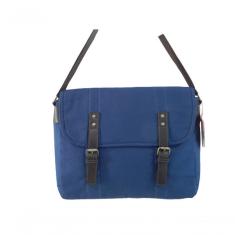 Bolsa Masculina Carteiro De Lona Zup Azul Escuro