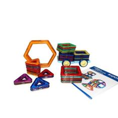 Brinquedo Educativo De Montar Magnético Formagnéticos 40Pçs - Dican