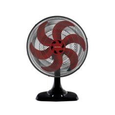 Ventilador Osc Mesa Turbo 6 50cm 6 Pás - 220v - Preto/vermelho - VENTI