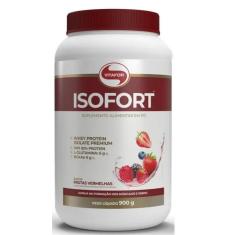 Isofort Whey Protein Isolado Concentrado Proteína 900g Vitafor-Unissex