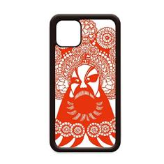 Capa com padrão de cabeça facial de ópera de Pequim para iPhone 11 Pro Max para Apple Mobile Case