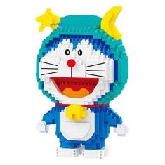 Blocos de construção: modelo de constelação de Doraemon em miniatura de Libra