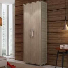 Armário Alto Multiuso 2 Portas 5 Prateleiras - Móveis Percasa