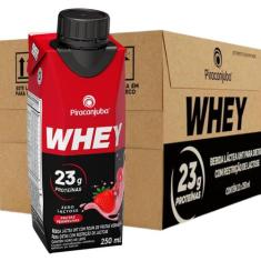 Pack 12 unidades Bebida Láctea Whey 23g de Proteína Piracanjuba Zero L
