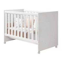 Berço Mini Cama Katatau Branco Brilho Reller Móveis