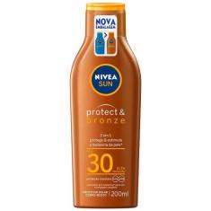 Protetor Solar NIVEA Sun Protect & Bronze FPS30, 200ml