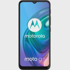 Smartphone Motorola Moto G10 64GB 4G Wi-Fi Tela 6.5'' Dual Chip 4GB ram Câmera Quádrupla + Selfie 8MP - Cinza Aurora
