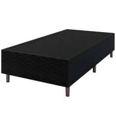 Base Box para Colchão de Solteiro Umaflex New Itália Black 38x88x188cm - Preto