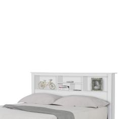 Cabeceira para Cama de Casal Cuba Branco G68 - Gran Belo