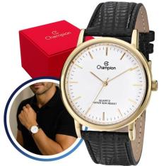Relogio Masculino Champion Analogico Aço Inoxidavel Dourado Pulseira C