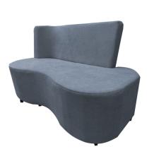 Sofa Curvo Feijão Organico Aliance 147 Grafitte