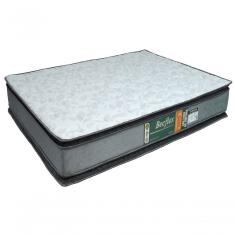 Colchão Espuma Titan Pillow Solteiro D80 88x188x26cm Cinza Branco Becflex