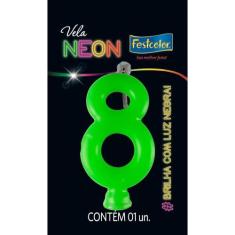 Vela Neon Verde N8 Festcolor