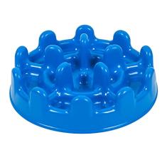 Pet Games Comedouro Lento Funcional Mini Pet Fit Azul Para Gatos