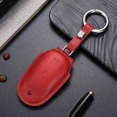 Capa para porta-chaves do carro, capa de couro inteligente, adequado para Tesla modelo X, porta-chaves do carro ABS inteligente porta-chaves do carro