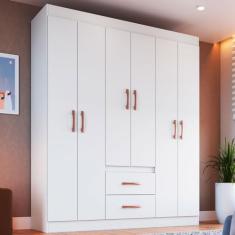 Guarda Roupa Solteiro 6 Portas 2 Gavetas Montevideu Doripel