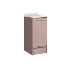 Balcão De Cozinha Malta 2628 1 Porta C/tampo 40cm Duna - Carraro