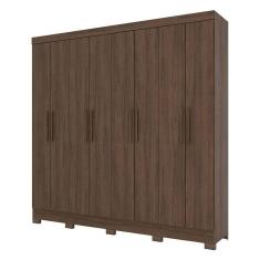 Guarda Roupa Casal Toscano Castanho – Briz Móveis