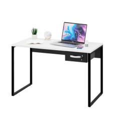 Mesa Para Escritório Industrial C/ Gav 1,20m - NetMobil, Branco