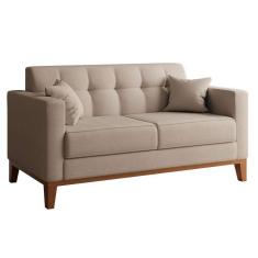 Sofá 2 lugares narvik linho cru