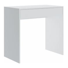 Mesa Office 80cm 1 Gaveta Infinity Móveis Castro Branco Line