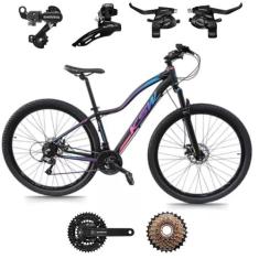 Bicicleta KSW MWZA Feminina ARO 29 24 VELOCIDADES ALUMÍNIO MTB Cubo/Ca