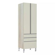 Paneleiro 70cm 2 Portas 2 Gavetas 1 Gavetão Lis Luciane Móveis, Legno 