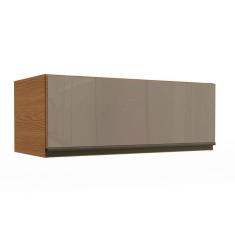 Armário Aéreo Para Cozinha Maxxi G770 Com 1 Porta Basculante Com Vidro 80cm Canela - Kappesberg