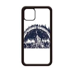 Capa Iceberg Forest Moon Art Pattern para iPhone 11 Pro Max para Apple Mobile Case