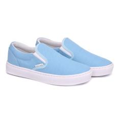 Tênis Slip On Feminino Casual Lajupê - Lajupê Shoes, Azul, 35