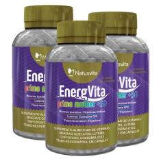 EnergVita Mulher +50 Multivitaminico com Coenzima Q10, Luteína, Tripto