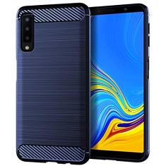 Capa para Samsung Galaxy A7 2018, sensação macia, proteção total, anti-arranhões e impressões digitais + capa de celular resistente a arranhões para Samsung Galaxy A7 2018
