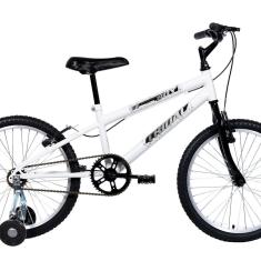 Bicicleta Aro 20 Infantil Mtb Boy com Roda Lateral Branco
