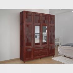 Guarda-roupa Casal com Espelho 10 Portas 2 Gavetas Maceió