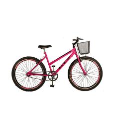 Bicicleta Mtb Free Gold Aro 26 Freio V-brake Feminina Pink