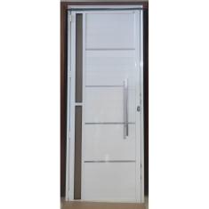 Porta Lambril com Visor, Friso e Puxador 2,10 x 0,90