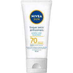 Protetor Solar Facial Nivea Sun Toque Seco Antissinais fps 70 40ml