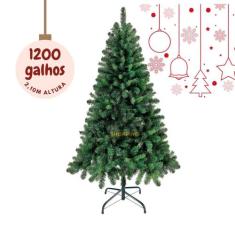 Árvore de Natal 2,10m C/ 1200 Galhos Premium Luxo Super Cheia - AZ Sho