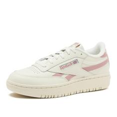 Reebok Tênis feminino Club C Double Revenge, Giz/rosa fumê, 35