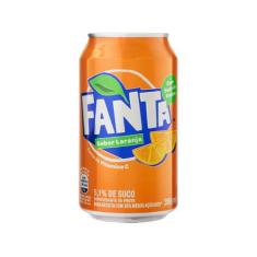 Refrigerante Lata Fanta Laranja 350ml, Laranja, 350ml