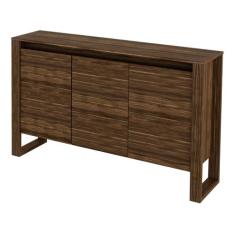 Balcão para Escritório com 3 Portas ME4147 Nogal - Tecno - Tecno Mobil