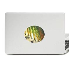 Adesivo de notebook com emblema de vinil da natureza da folha do sol