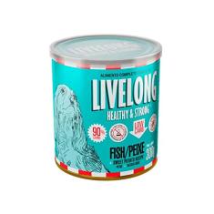 Livelong Alimento Completo Natural Ração Úmida Sabor Peixe 300g Para Cães