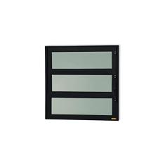 Janela de Alumínio Basculante 60x40cm Vidro Mini Boreal Elite Brimak Preto