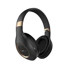 Headphone Bluetooth Aux Controle de Ruido ANC Preto e Dourado OEX HS316 médio