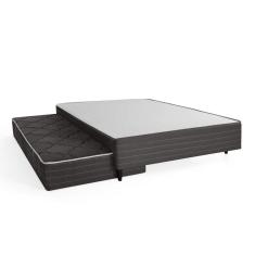 Base com Colchão Auxiliar Casal 138cm Geneva Marrom