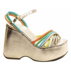 Sandália Anabela Feminina-Feminino