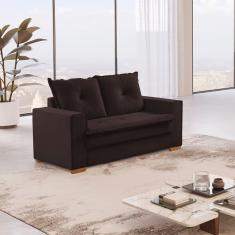 Sofá Namoradeira 2 Lugares Florianópolis Marrom